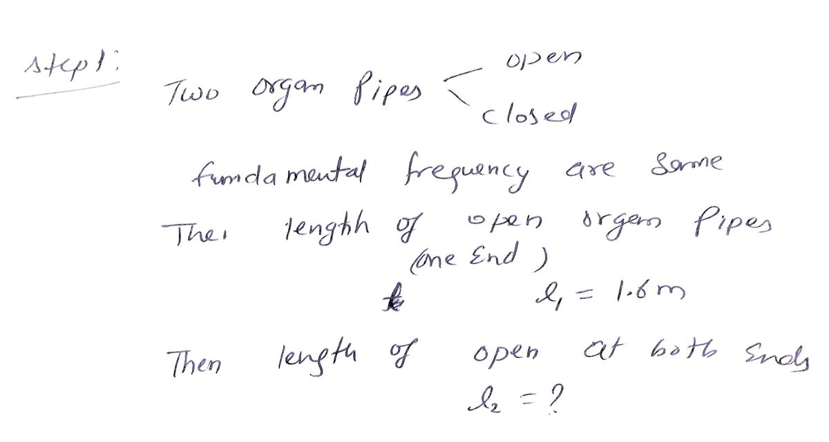 Physics homework question answer, step 1, image 1